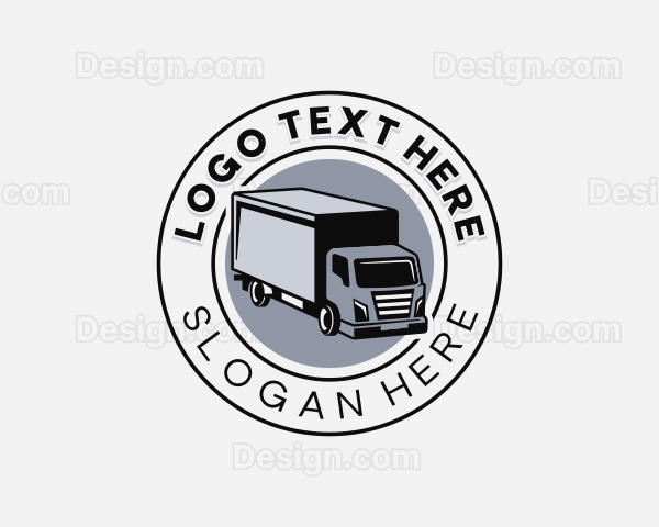 Logistics Truck Mover Logo