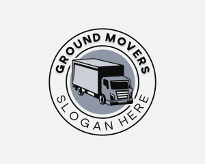 Logistics Truck Mover logo design