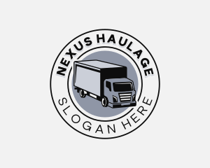 Logistics Truck Mover logo design