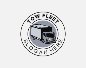 Logistics Truck Mover logo design