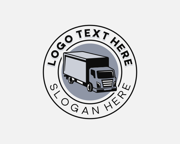 Trailer Truck logo example 4