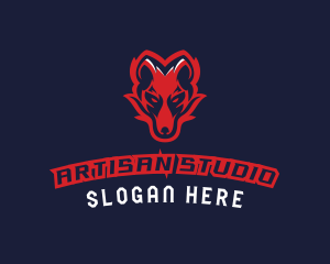 Angry Wolf Esports logo design