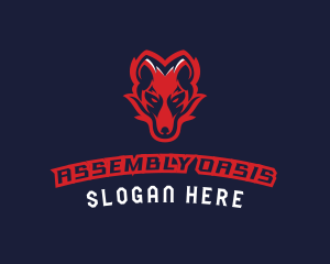 Angry Wolf Esports logo design