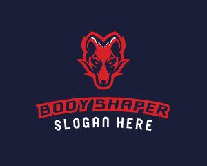 Angry Wolf Esports logo design