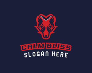 Angry Wolf Esports logo design