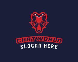 Angry Wolf Esports logo design