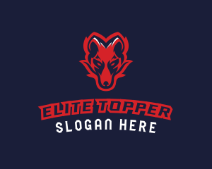 Angry Wolf Esports logo design