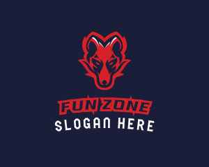 Angry Wolf Esports logo design