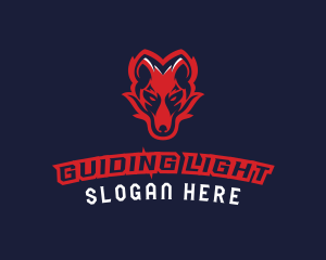 Angry Wolf Esports logo design