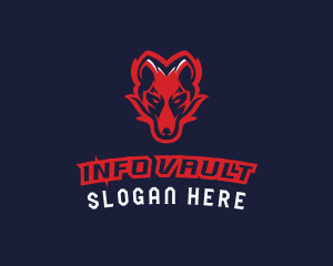 Angry Wolf Esports logo design