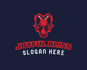 Angry Wolf Esports logo design