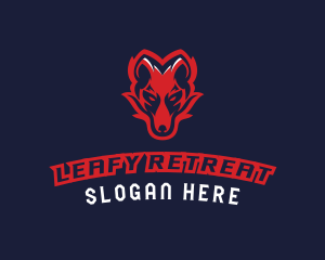 Angry Wolf Esports logo design