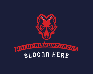 Angry Wolf Esports logo design