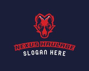 Angry Wolf Esports logo design