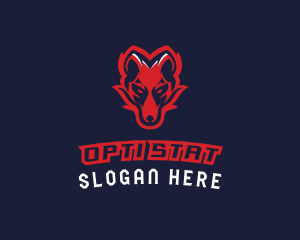 Angry Wolf Esports logo design