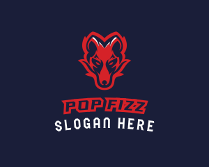 Angry Wolf Esports logo design