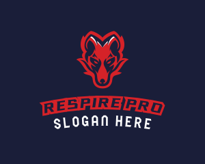 Angry Wolf Esports logo design