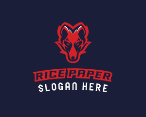 Angry Wolf Esports logo design