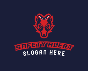 Angry Wolf Esports logo design