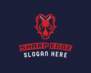 Angry Wolf Esports logo design