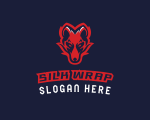 Angry Wolf Esports logo design