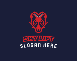 Angry Wolf Esports logo design