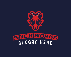 Angry Wolf Esports logo design