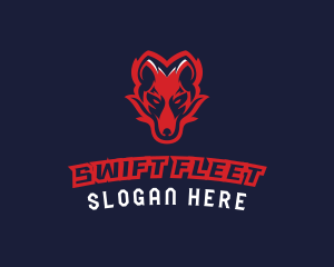 Angry Wolf Esports logo design