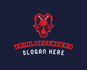 Angry Wolf Esports logo design