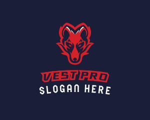 Angry Wolf Esports logo design