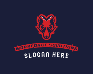 Angry Wolf Esports logo design