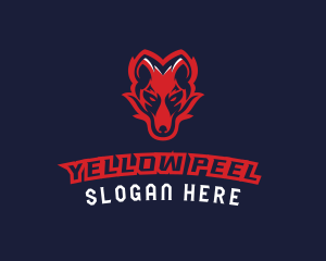 Angry Wolf Esports logo design