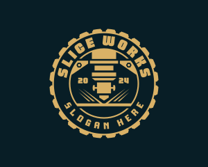 Metalworks Laser Machinery logo design