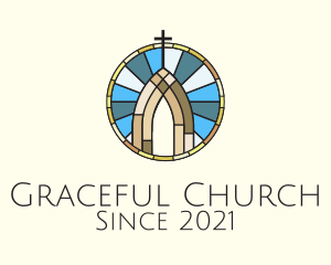 Church Stained Glass logo