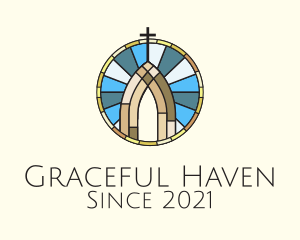 Church Stained Glass logo