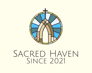 Church Stained Glass logo