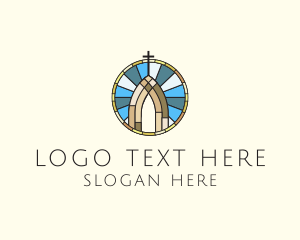 Church Stained Glass logo