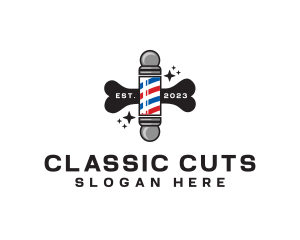 Pet Grooming Barber logo