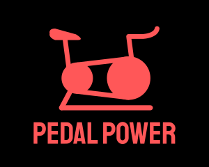 Red Spin Cycle Fitness Bike logo