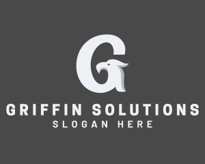 Falcon Griffin Letter G logo design