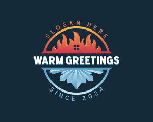 Temperature Thermal Ventilation logo design