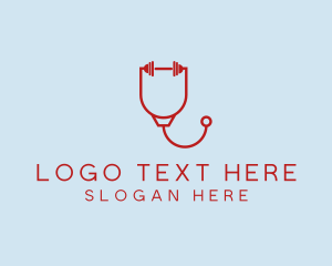 Strong Fitness Stethoscope logo