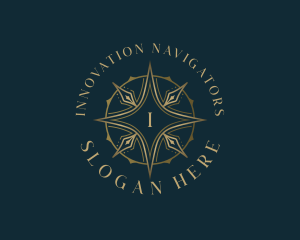 Premium Compass Navigation logo design