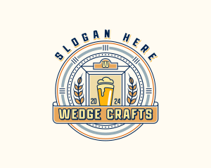 Wheat Beer Brewery logo design