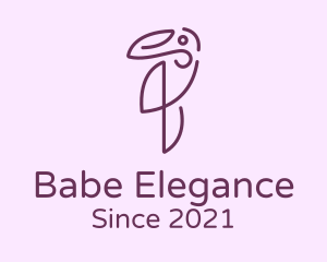 Elegant Purple Toucan logo design