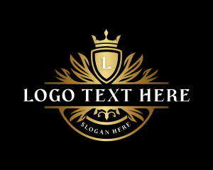 Luxurious Crown Shield logo