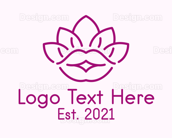 Beauty Lotus Lips Logo