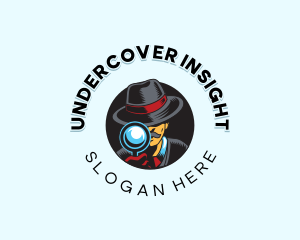 Detective Magnifying Glass logo design