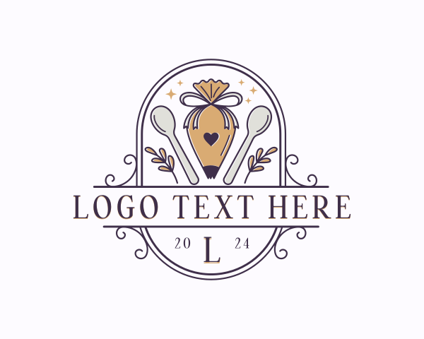 Pastry Bag logo example 4