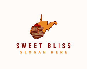 Buckwheat Pancake West Virginia logo design